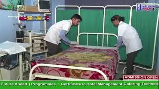Hospital bed making by Paramedical Students | Delhi Paramedical and Management Institute