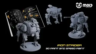 Creating the 6mm Iron Strider Mech: Printing, Assembling, and Painting | Behind the Scenes!