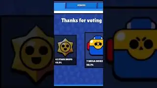 Vote for the right choice of double rewards #BoxVsDrops #Brawlstars