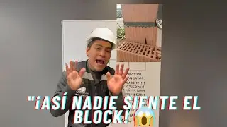 Así no se sienta el block