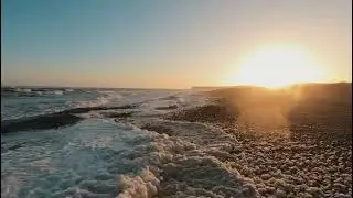 Winter Beach Sunset