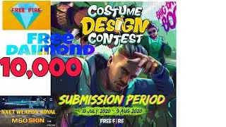 Free Fire costume design win  10,000 diamond free in tamil 😱