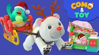 Como | Christmas gift delivery | Learn colors and words | Cartoon video for kids | Como Kids TV