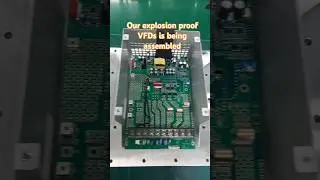 Our explosion proof VFDs is being assembled #vfd #acdrive #ksa