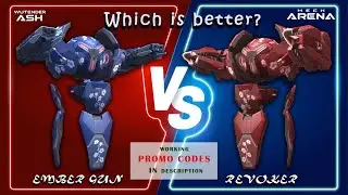 EMBER GUN VS REVOKER | Which is the best? | wutender ASH | #mecharena | #promocode | #shorts