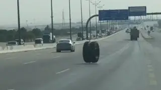 كفر يمشي على طريق الجبيل ربي ستر