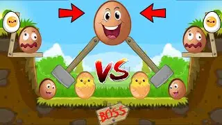 Big Red Ball 4 vs Egg Ball All Level Mixup Stage 25
