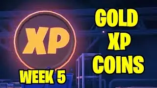 GOLD XP COIN | WEEK 5 | FORTNITE CHAPTER 2 | SEASON 4