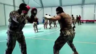 Turkish Special Forces Padwork Session