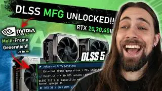 DLSS 5 & Multi-Frame Generation for ALL RTX cards!! Easy Install Guide