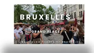 Walk Vlog Bruxelles  Center City Grand Place