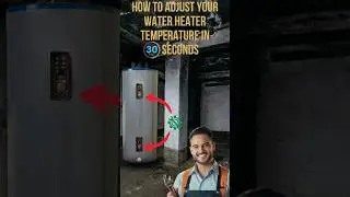 How To Adjust Your Water Heater Temperature In 30 Seconds #rheem #waterheater