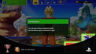 DRAGON BALL GEKISHIN SQUADRA PS5 Achievement (1) Birth of a New Hero! (BRONZE)