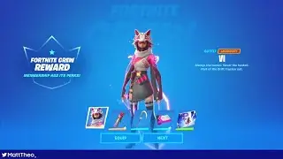 *NEW* Fortnite Crew VI Bundle [Full Showcasing](VI Skin,Foxbow Quiver Backbling,Crooked Claw Picaxe)