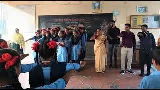 २६ नोव्हेंबर हा 'भारतीय संविधान दिन' म्हणून शाळेत साजरा केला | Gnanmata Adivasi High School Uplat.