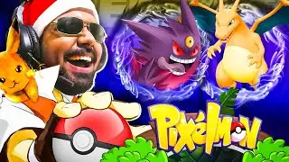 Santa's Pixelmon Minecraft Surprise: Ash's Best Pokemon Caught! (Hindi)