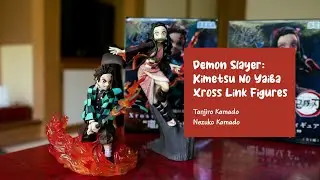 Demon Slayer Kimetsu No Yaiba | Sega Xross Link | Tanjiro Kamado & Nezuko Kamado Figures