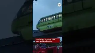 Mumbai monorail breaks down amid heavy rain