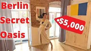 Best kept secret of Berlin | What $5,000 gets you | Minimalist Apartment Tour with Private Courtyard