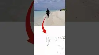Real video into Pencil Sketch #beinganimator