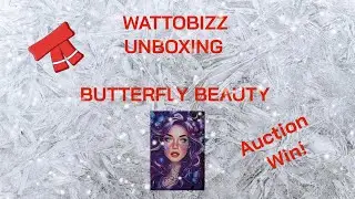 Распаковка WATTOBIZZ - Красота бабочек #wattobizz #unboxing #crossstitch #pointdecroix