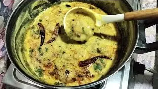 सुपर टेस्टी कढ़ी पकोड़े की विधि 👌😁👍kadhi pakode ki recipe#foodie#viralvideo #indianfood 