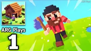 Craft Valley - Gameplay Walkthrough Part 1 - Build A Wonderful World ( Android, iOS )