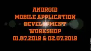 JNC Arts and Science Computer Department Android WorkShop