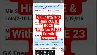 GK Energy IPO review,gk energy ipo subscription data,gk energy  gmp#gmp #ipo#shorts #youtubeshorts