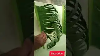 Banana leaf craft #short