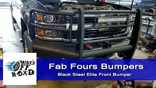 Fab Fours Black Steel Elite Bumper | Montana Installations at Mikes Off Road