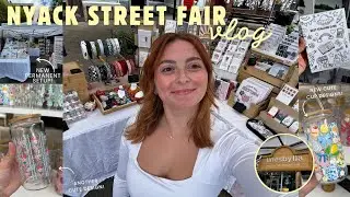 Sunday Market Day Vlog - Injured + Windy at the Nyack Street Fair