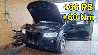 BMW X3 F25 20d - 184PS | Stage1 VMAX ECU Leistung Software Optimierung Chiptuning - DPF AGR FLAPS