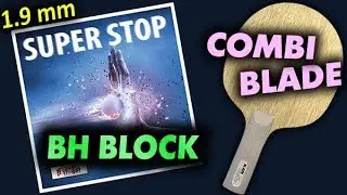 Sauer&Troeger SUPER STOP 1.9 mm АНТИСПИН - техника блока и чопблока слева SLOWMOTION