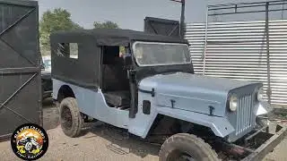 Power of Old Jeep Modification ll painting denting interior exterior lights tyres From scratch