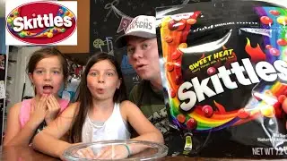 SKITTLES SWEET HEAT FOOD REVIEW AND HEAT TEST