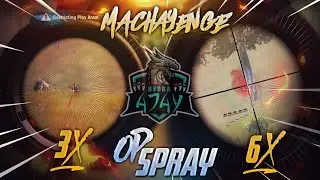 H&yen;DRA | ﾑjﾑy MACHAYENGE | 3x 6x SPRAY PUBG MOBILE EMULATOR