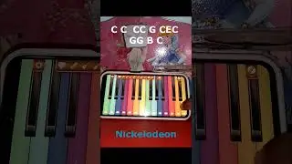 How to Play the Nickelodeon Theme song on Piano  | Easy Tutorial skdr music #piano