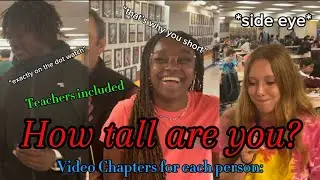 Checking if people lie about their height #funny #trending #interview  *LAST DAY OF SCHOOL*