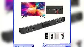 A must-have product!&nbsp;XIKCU Soundbar Speakers Bluetooth 5.3 Stereo Soundbar Surround Sound Home Cin