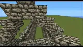 Minecraft | Gothic Town Hall Tutorial | Part 2