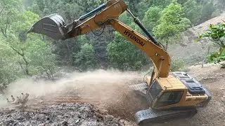 Unbelievable Mountain Road Construction with Hyundai Excavator | Video Compilation | JCB |Dozerkanda