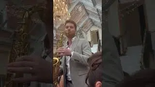 Wedding Breakfast: 9 to 5 | James Sax at Botleys Mansion  #weddingsaxophonist