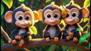 Four Silly Monkeys Swing on Trees + More Nursery Rhymes & Kids Songs