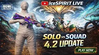 🛑BTS WAR👹|solo vs squad top100 mission🔥|❣️new 4.2 update is here📌|#bgmi #1v1tdm #icespirit #nemesis