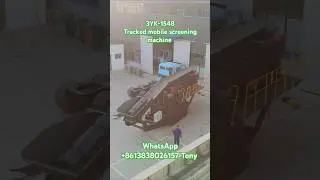 200TPH Tracked mobile screening machine testing video #screen #quarry #mining