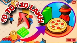 🍕 ₹0 to ₹10 LAKH CHALLENGE! | Pizza Ready Game🍕Pizza Banaane Ka Mazaa | Live Gameplay | Aryan Gaming