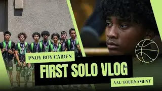 PNOY BOY CAIDEN PLAYS BASKETBALL??? (First Solo Vlog)