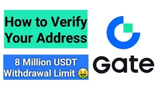Проверка адреса Gate Exchange для увеличения лимитов вывода средств | Gate.io | Gate.com