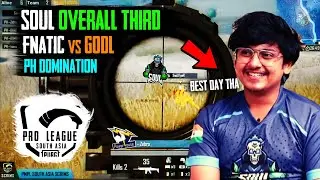 Team Soul Overall Third In PMPL Scrims 😍 | Fnatic Franky 1v3 Against GodL | PMPL